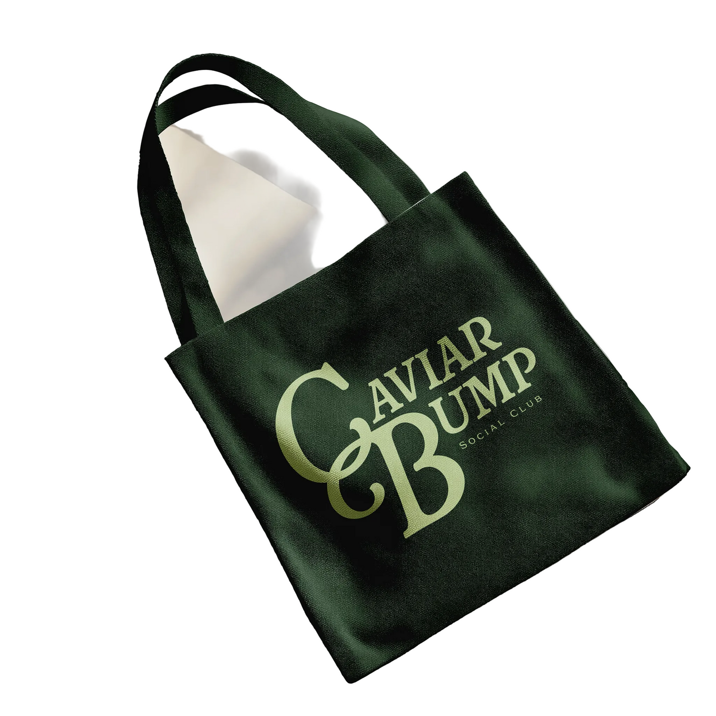 CB Canvas Tote Bag Club Green