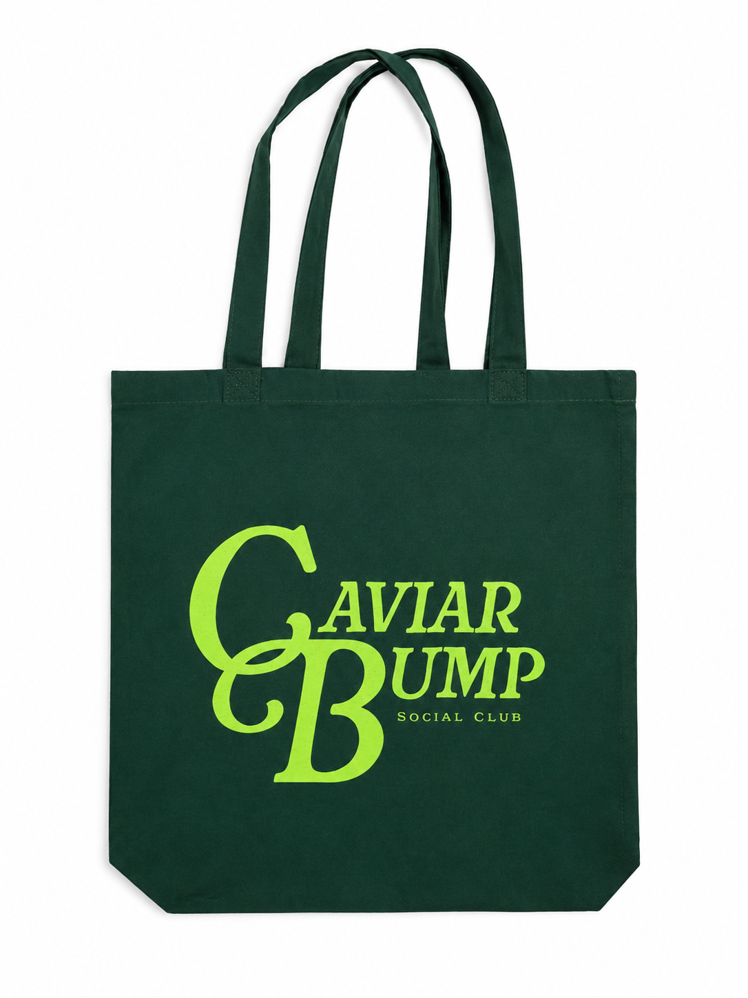 CB Canvas Tote Bag Club Green